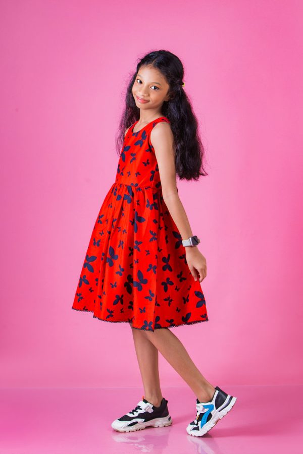 Red Butterfly Frocks
